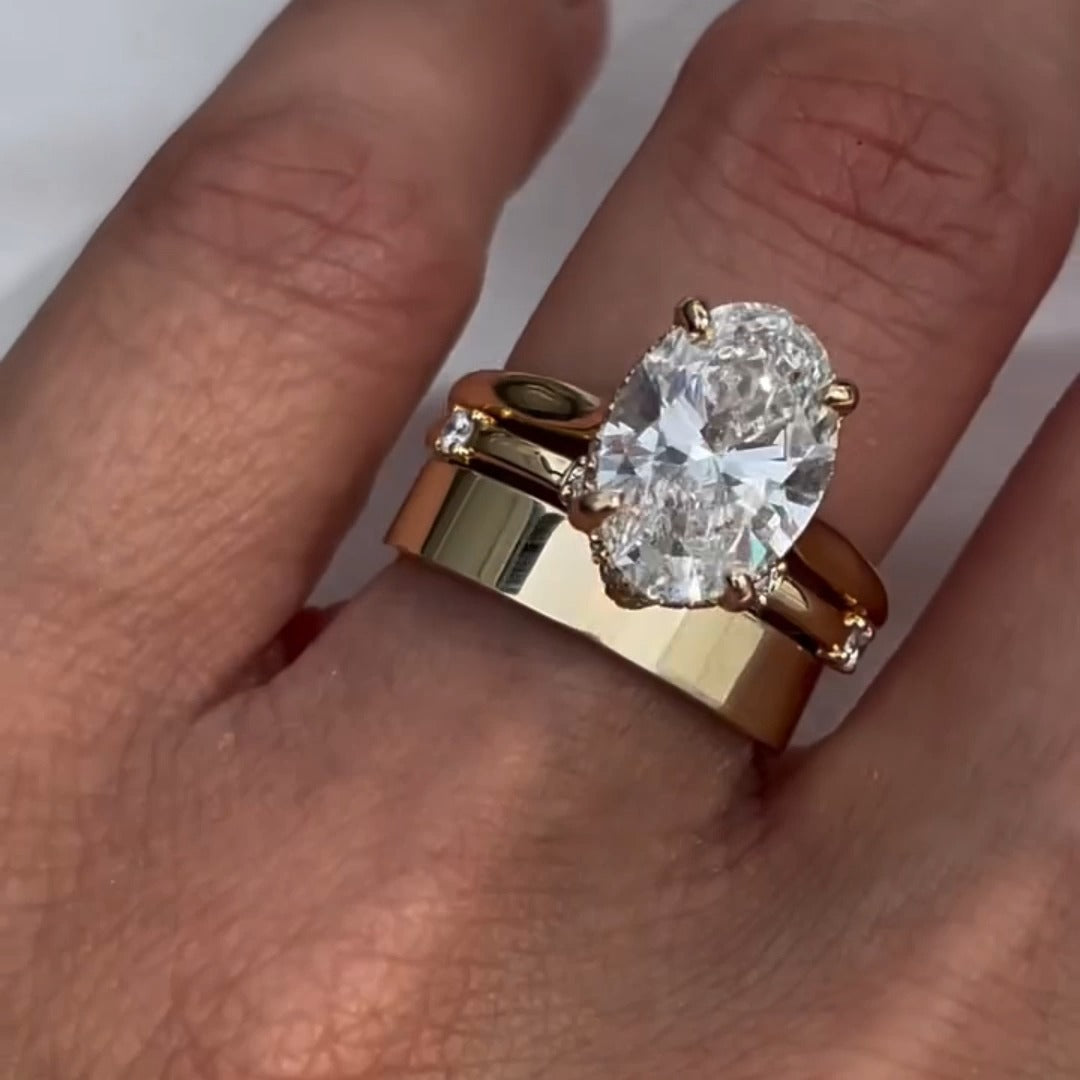 Johanna – solitaire ring met ronde diamant.