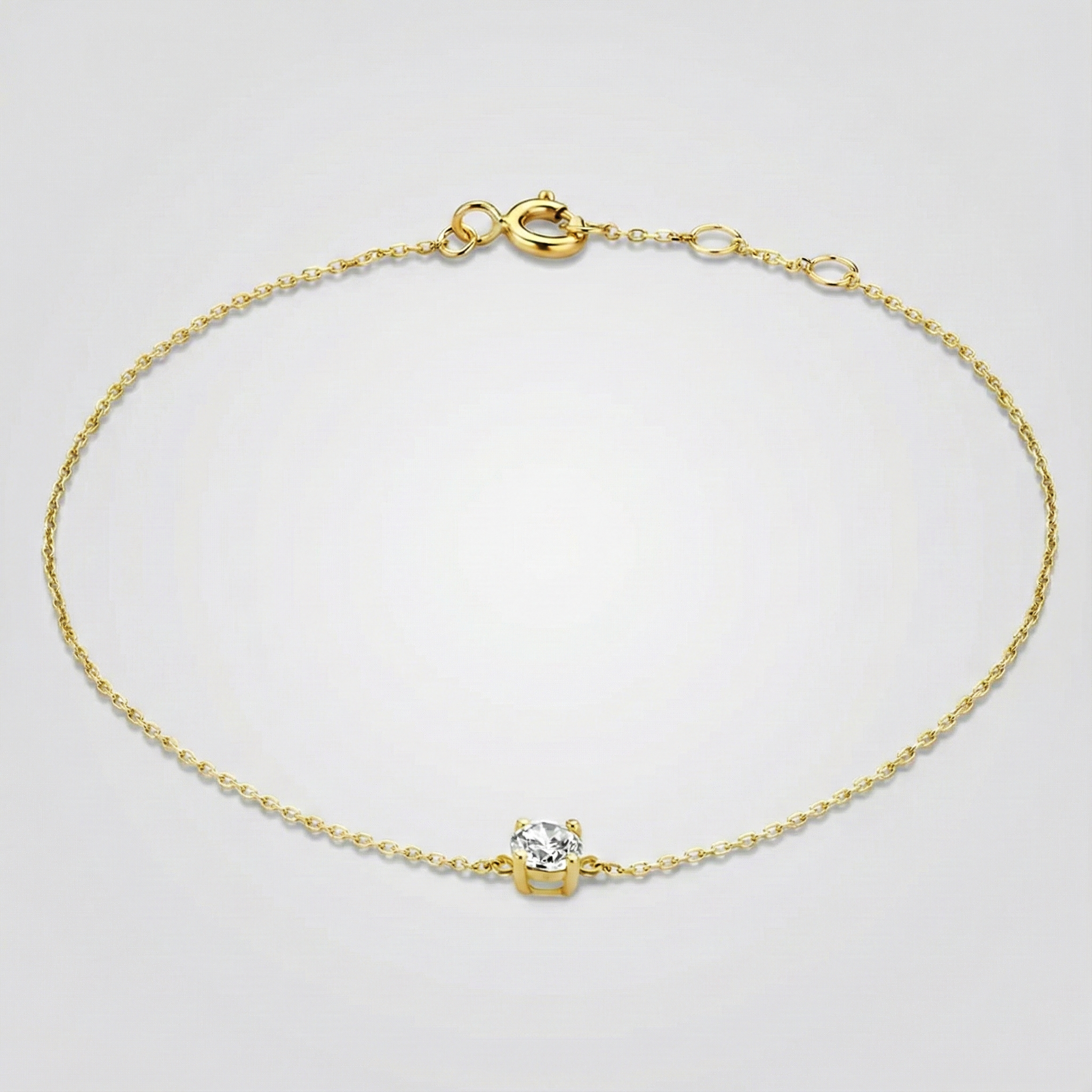 Klára Armband met Moissaniet Steen